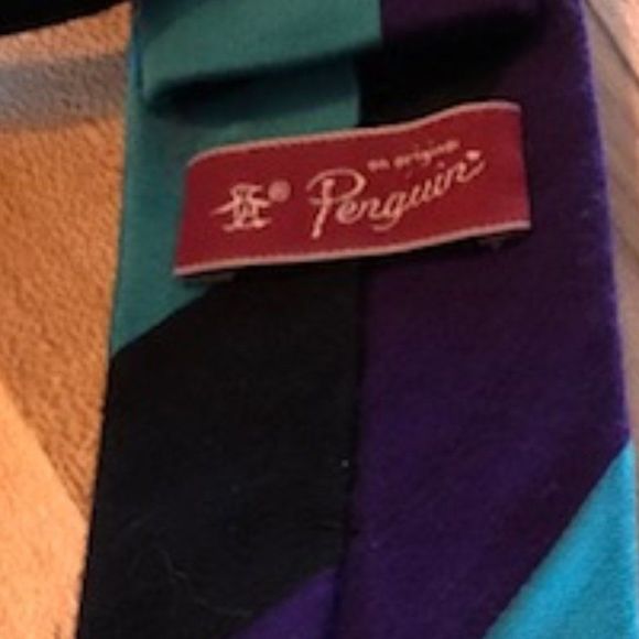 Original Penguin Striped Tie - Picture 4 of 5